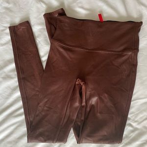 Spanx Liquid Leather Leggings